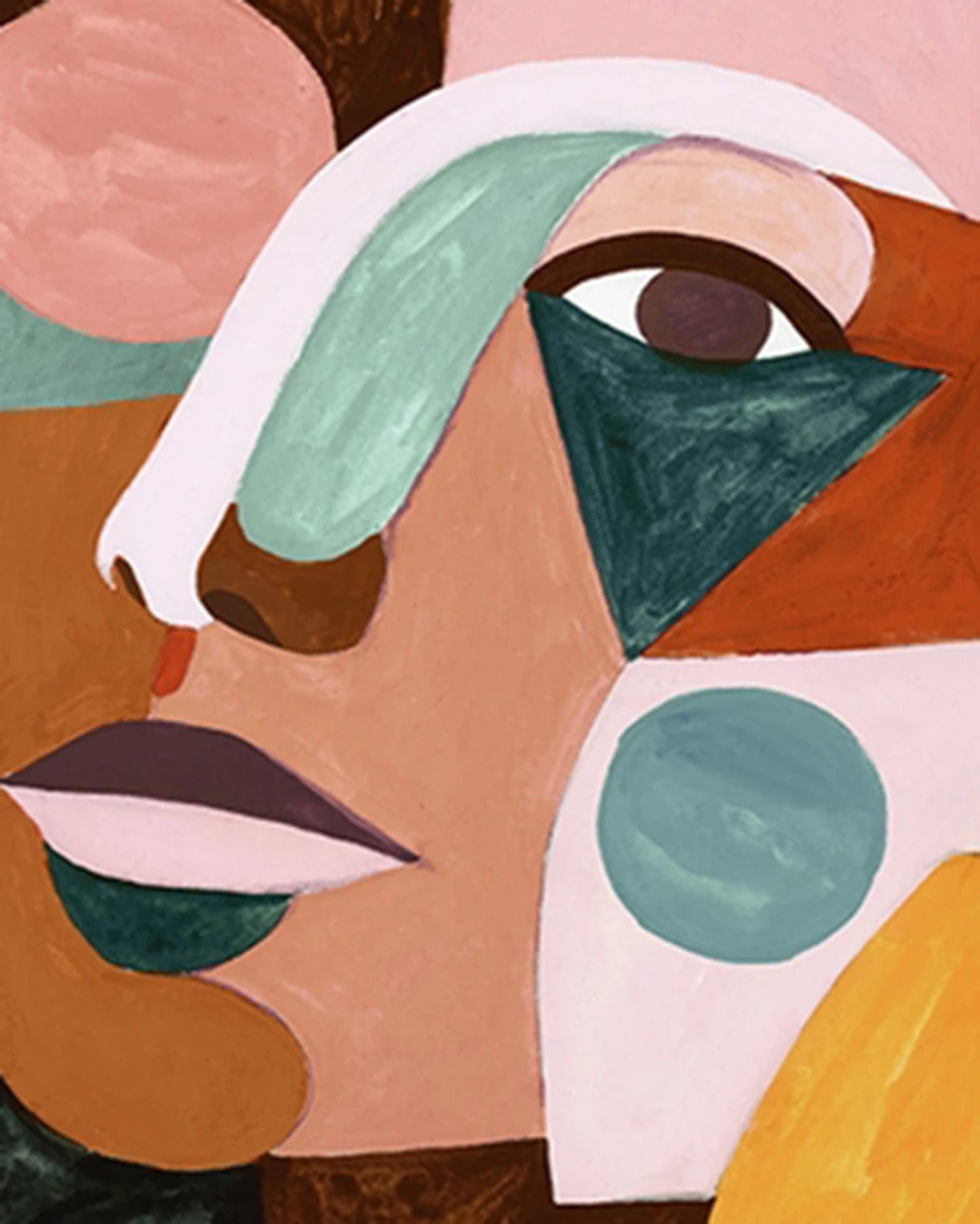 The Color of Thoughts | Abstract Artistic Poster | Home Wall Decor Art Print | Visual Artwork for Living Room or Office