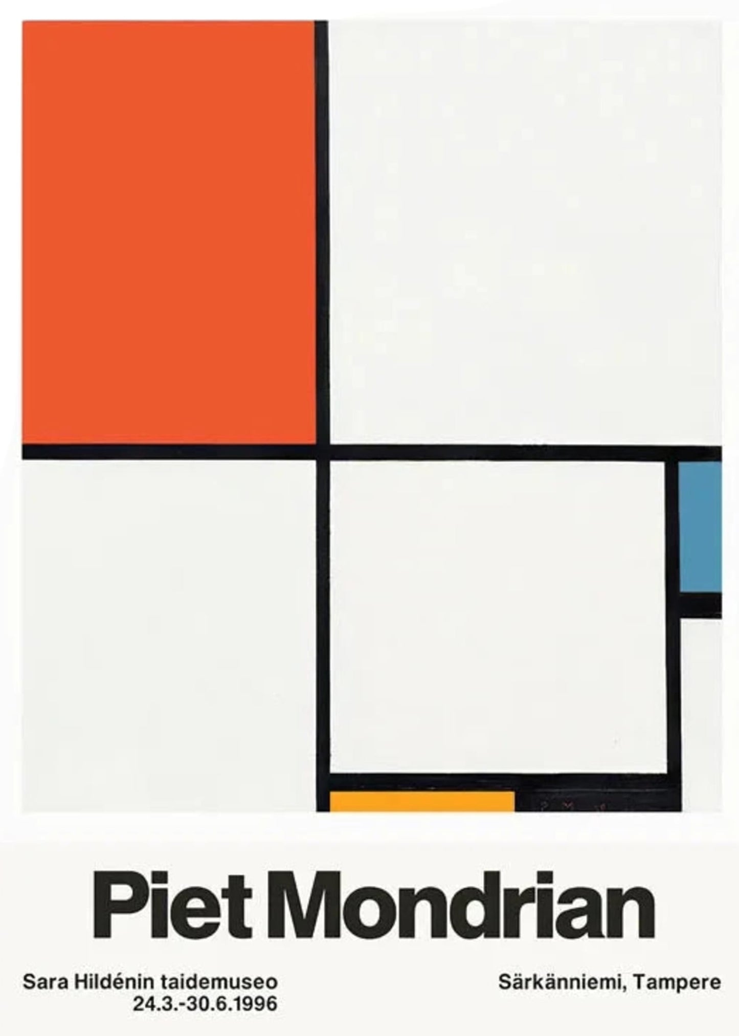 Piet Mondrian | Komposition Nr. III | Abstraktes geometrisches Design