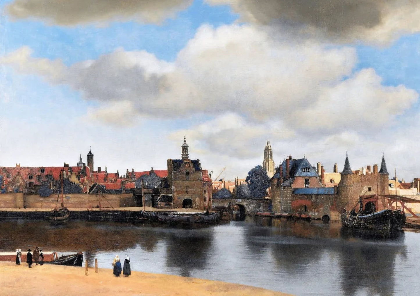 Rembrandt | View of Delft | Antique Dutch Landscape