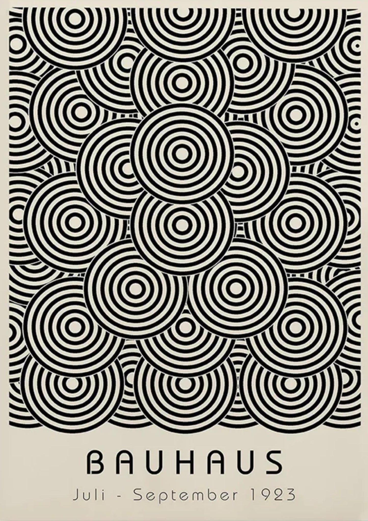 Dynamischer Fokus | Hommage an das Bauhaus 1923 | Moderne Kunst