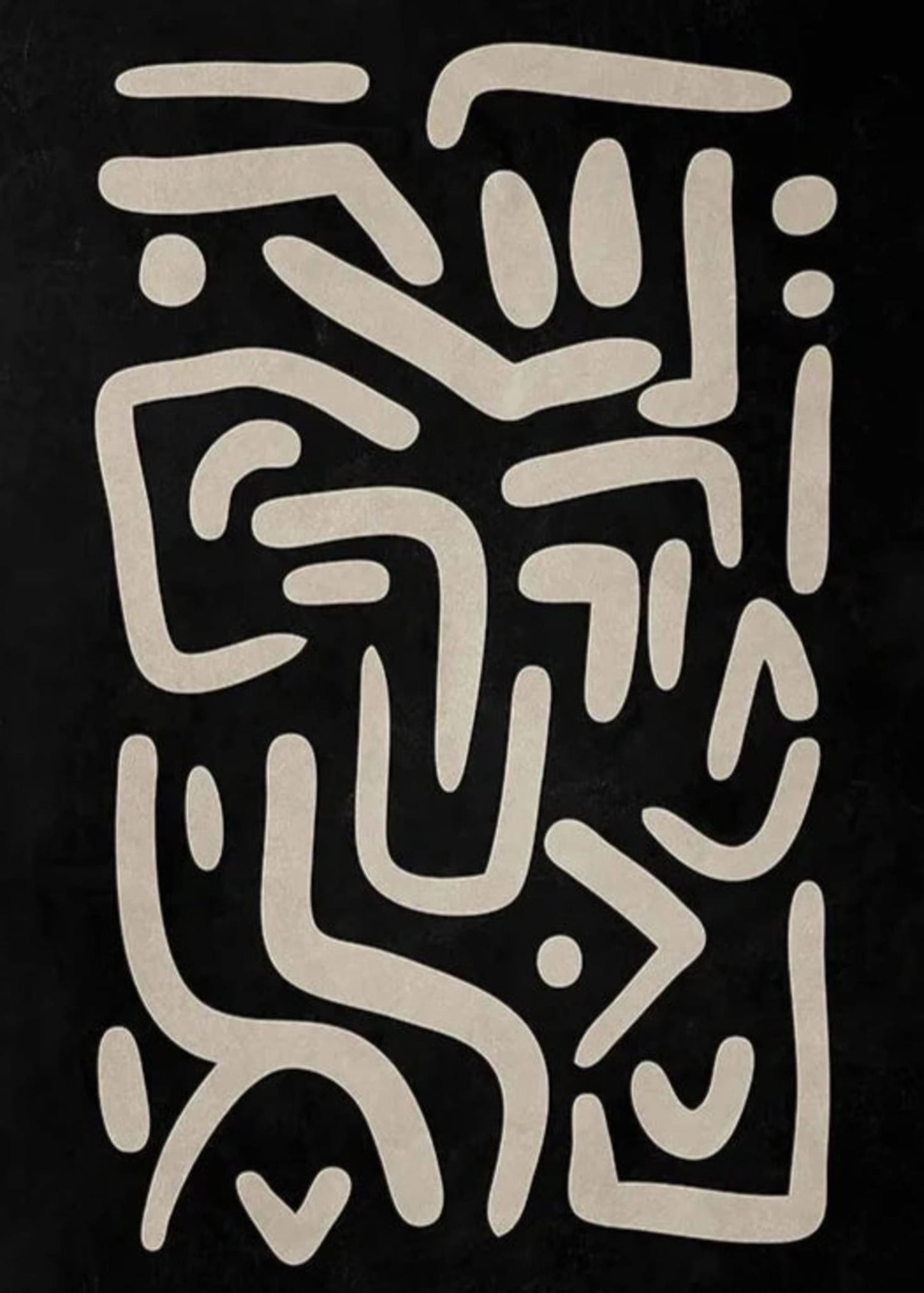 Earthen Labyrinth Poster | Decor Artwork | Visual Wall Art | Home & Garden Decor | Fine Art Print | Scenic Abstract Design