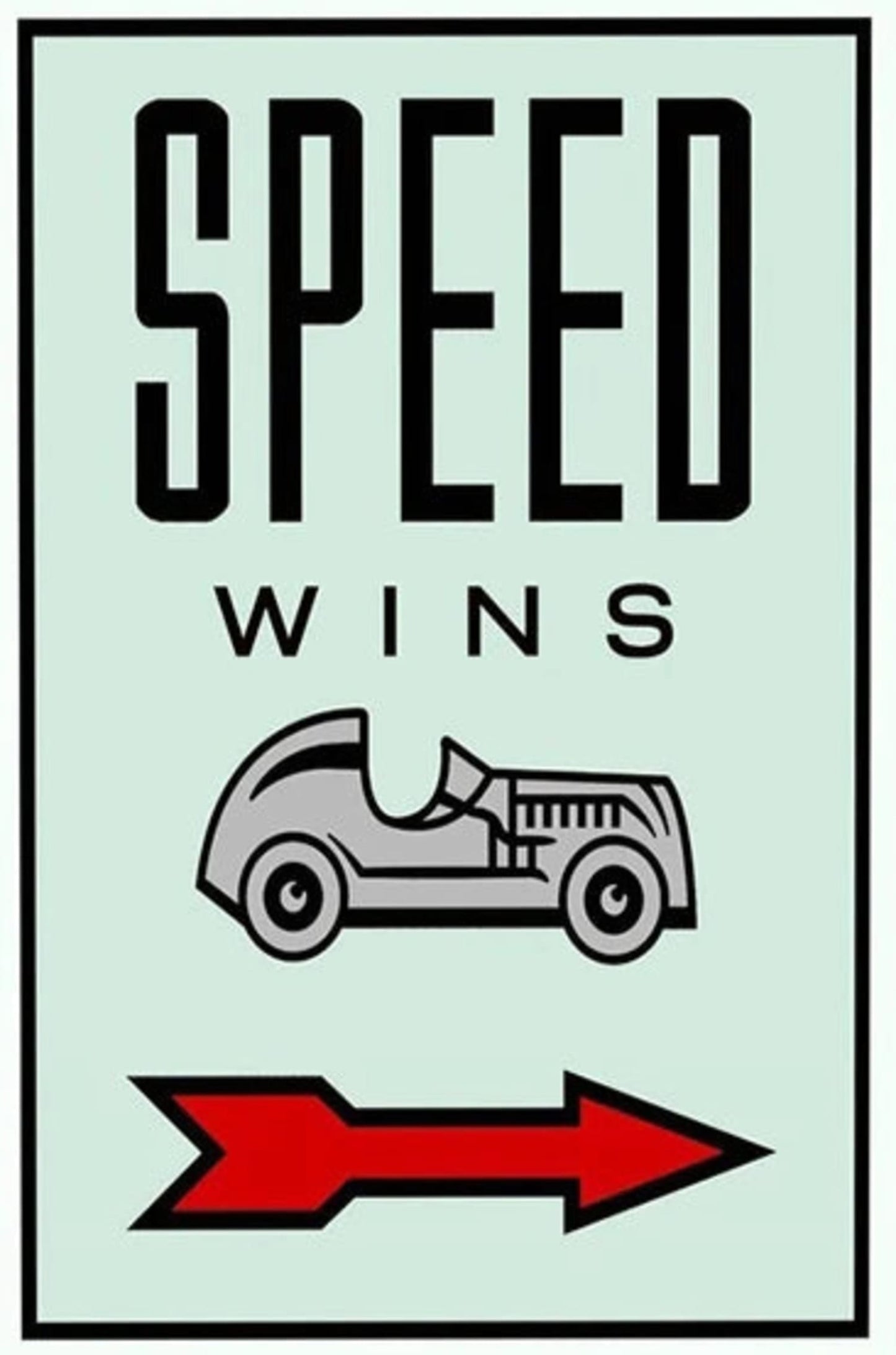 Monopoly-Inspiration | Schnelligkeit führt zum Sieg | Motivierendes Zitat