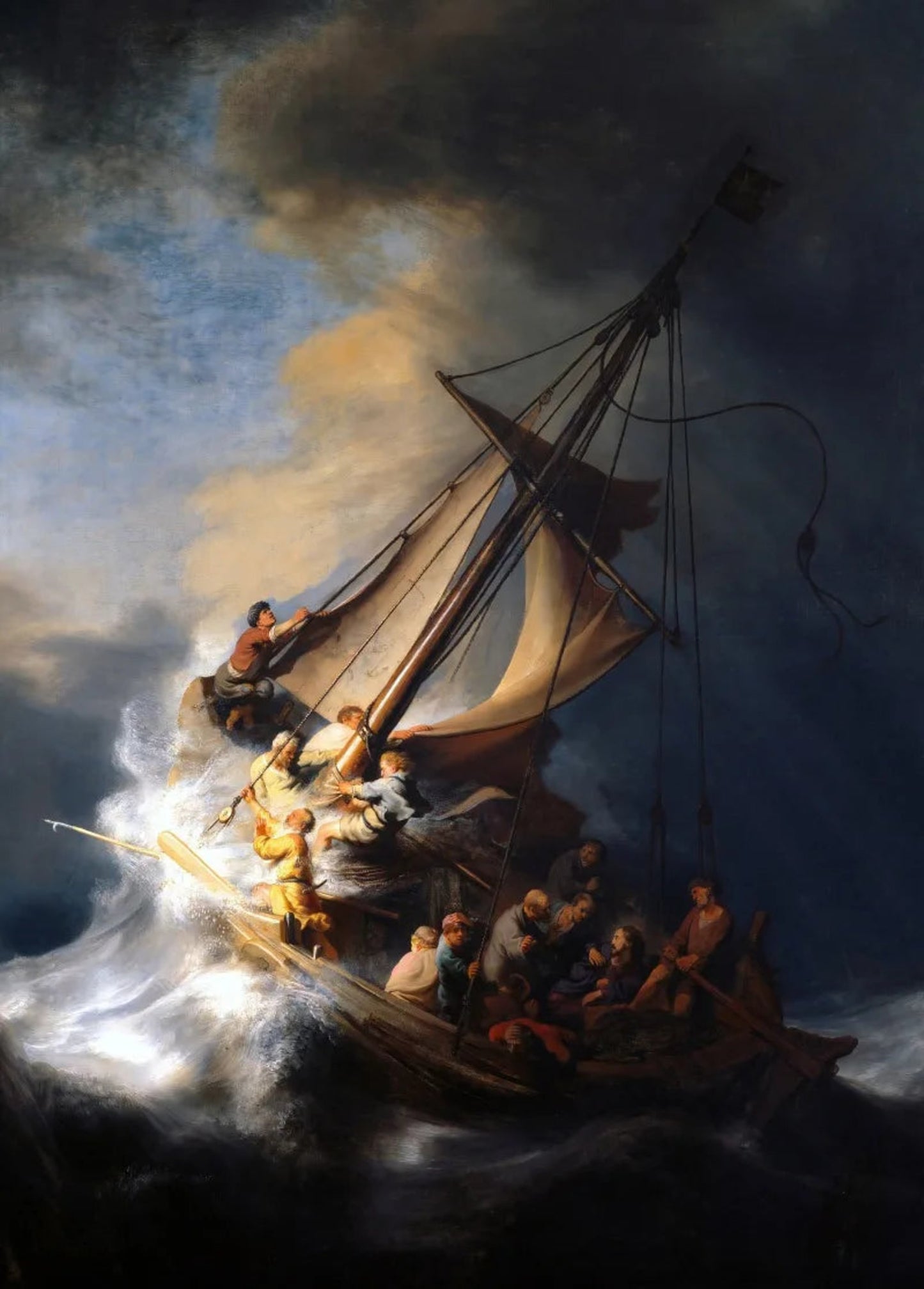 Rembrandt | De Storm op de Zee van Galilea | 1633 Klassieke Kunst