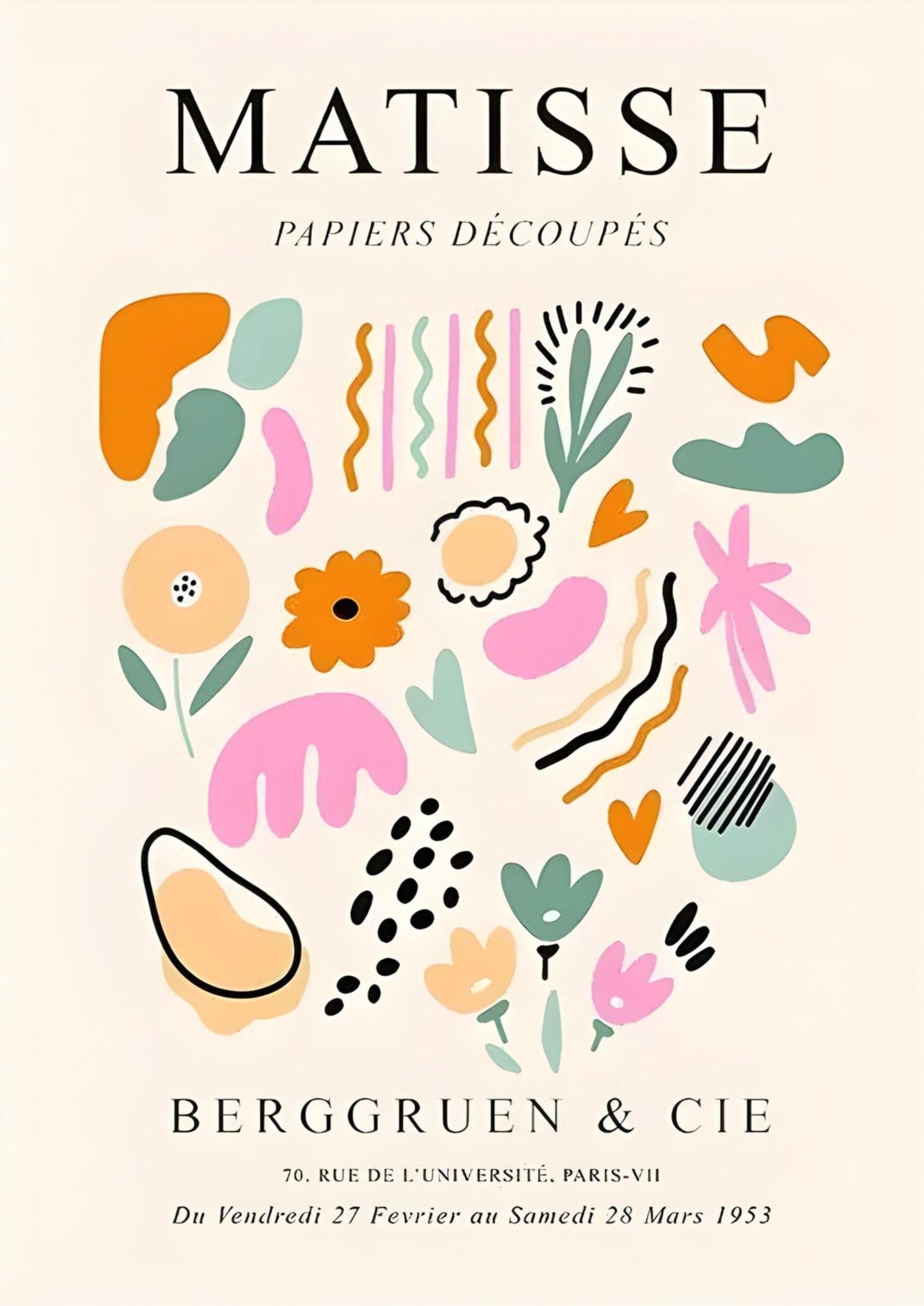 Henry Matisse | Berggruen & Co. Tentoonstelling | Cut-Outs