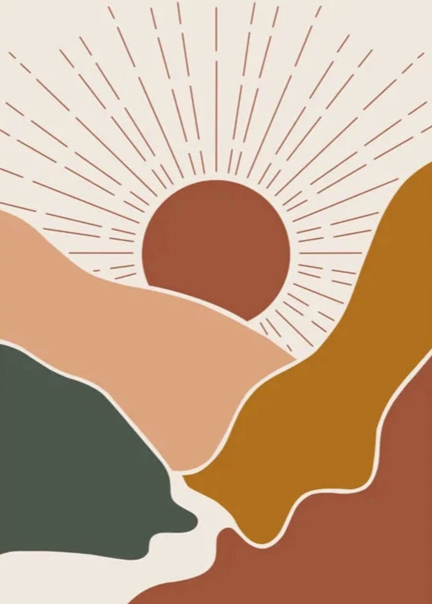 Elements of Nature | Wall Art | Decorative Poster | Visual Artwork for Home & Garden Decor