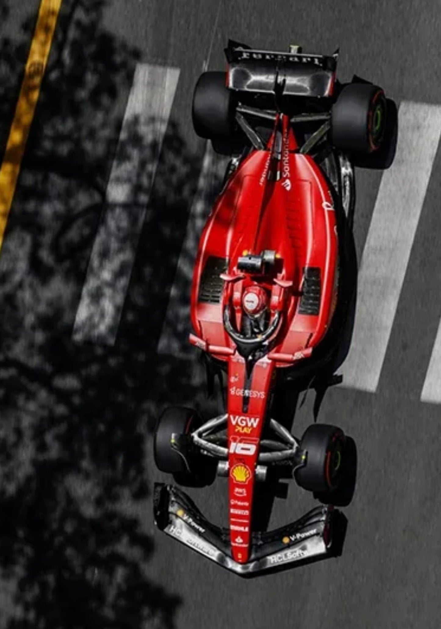 Formel Grand Prix Senna Poster | Abstrakte Rennstreckenkunst | Graffiti-Stil | Leclerc Supercar Dekor
