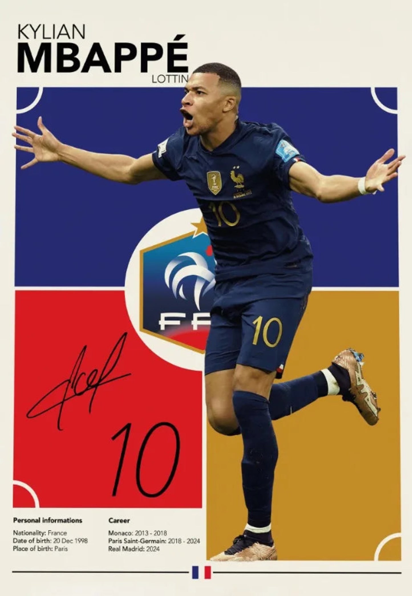 Jubel von Kylian Mbappé | Fußballlegende