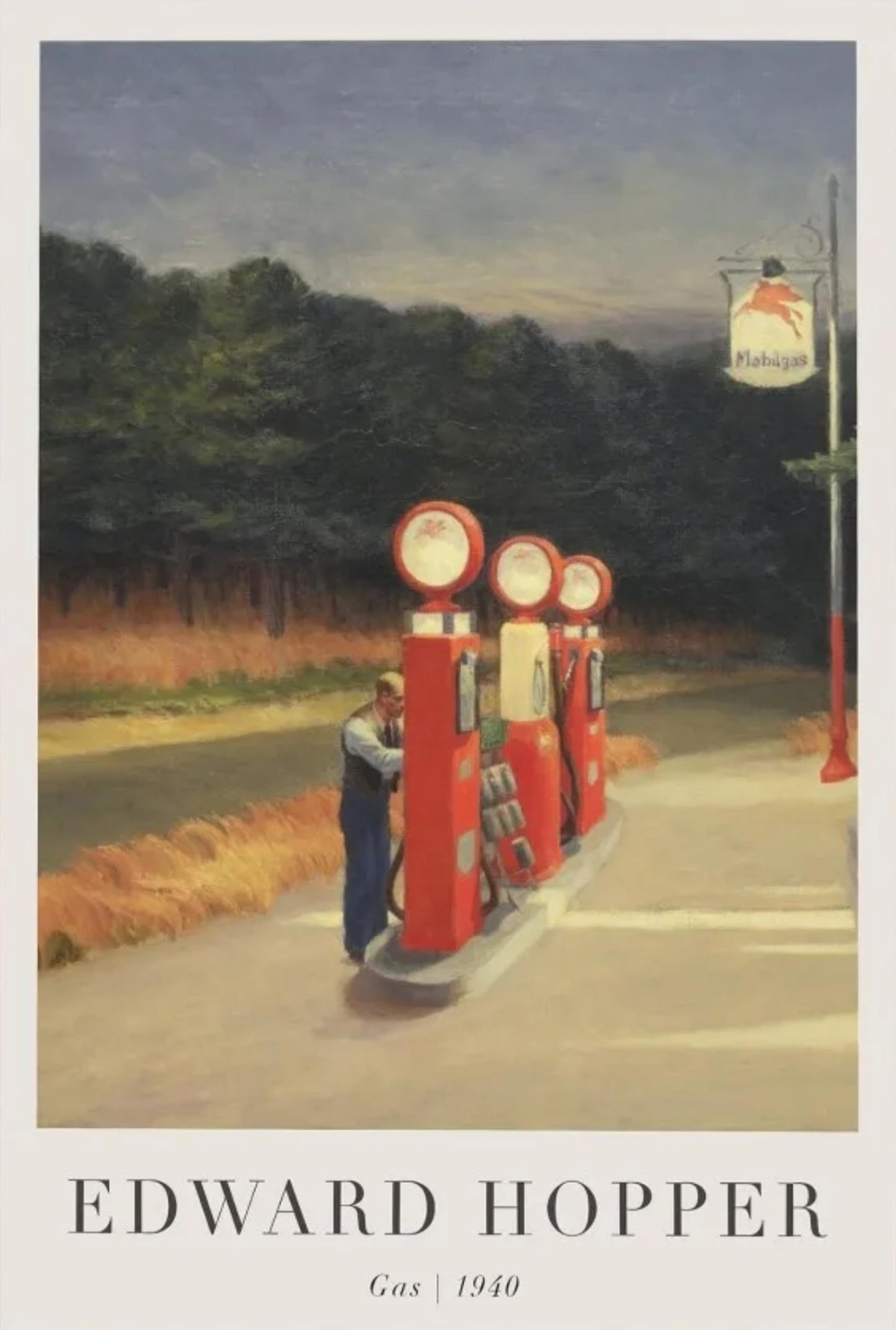 Edward Hopper | Gas | Klassiek Amerikaans Realisme
