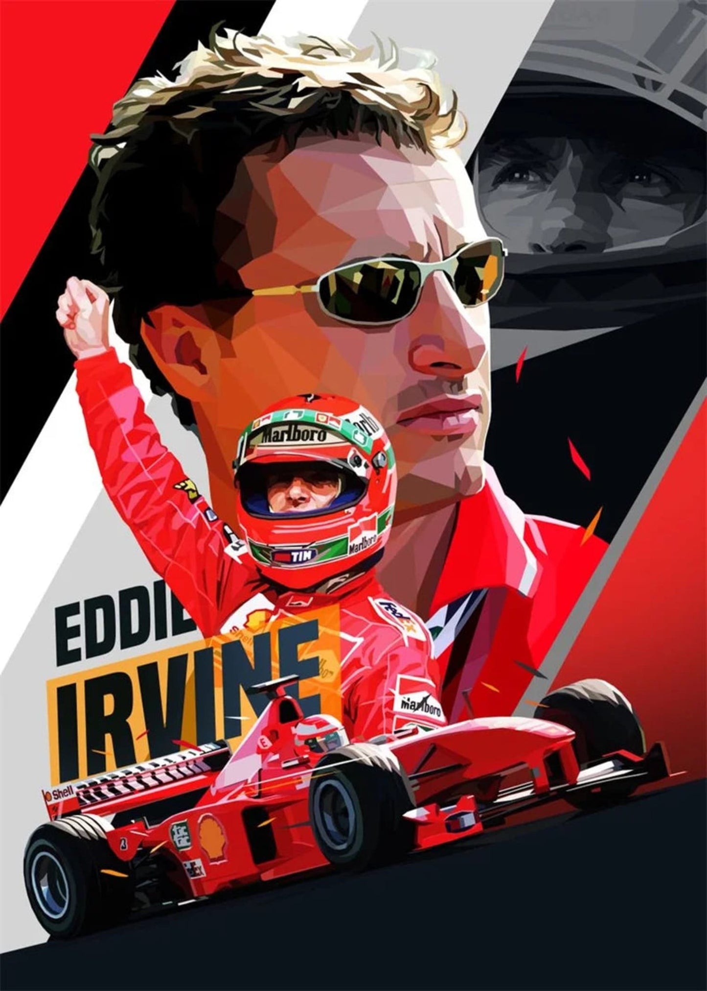 Eddie Irvine | Formule 1 Racer Helm