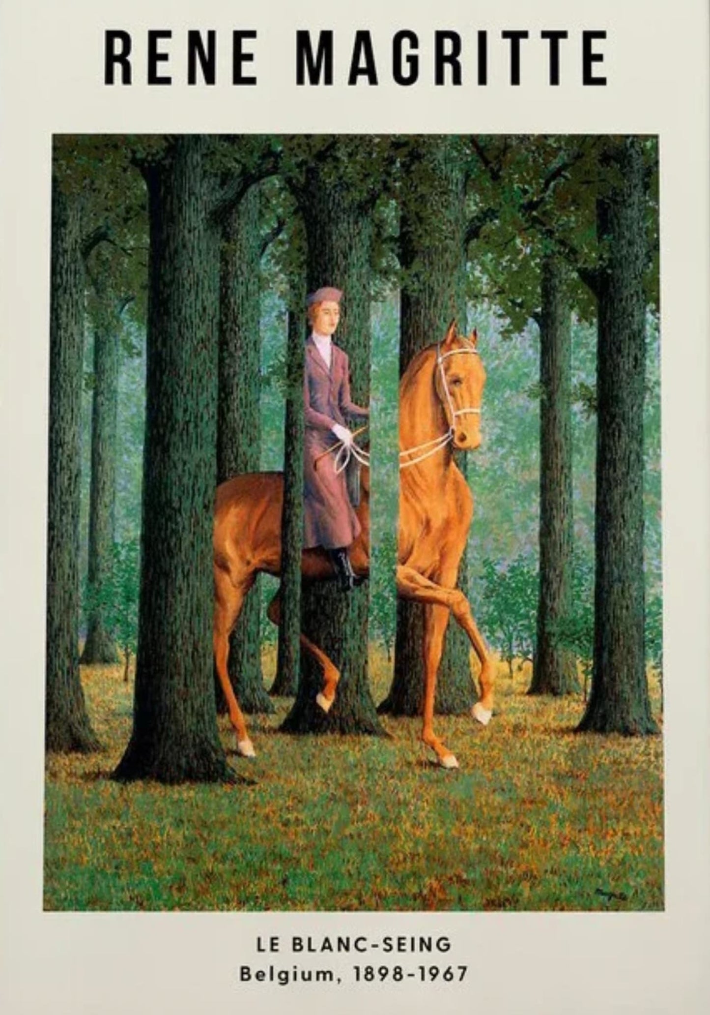 Le Blanc-Seing | René Magritte | Surrealistische Kunst