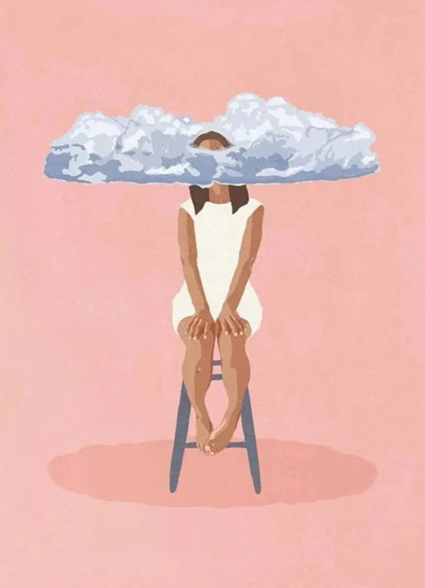 Fantastical Humans Poster | The Art of Playfulness | Head In The Clouds Dreamy Art