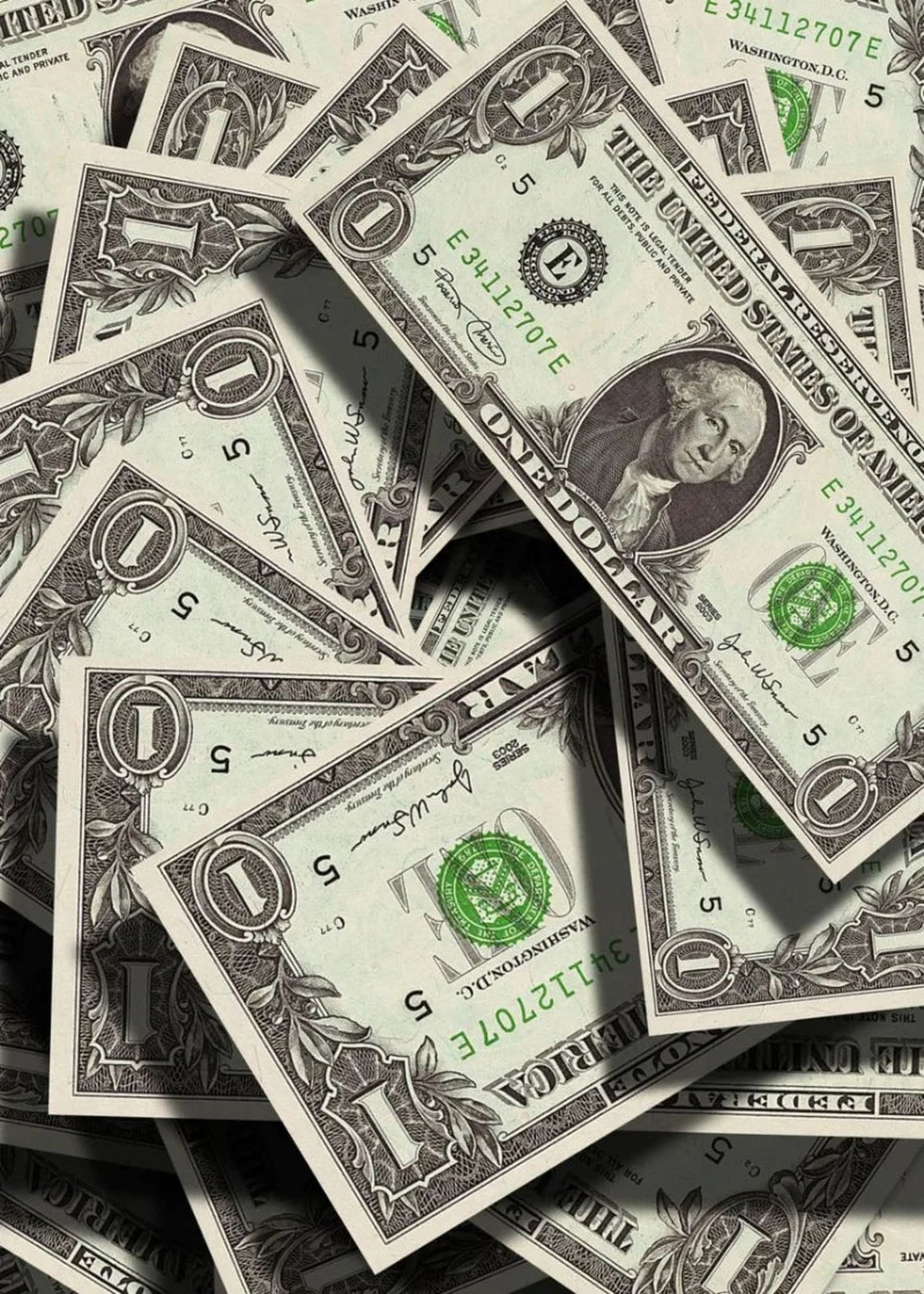 US Dollar Biljetten | Rijkdom Muurkunst