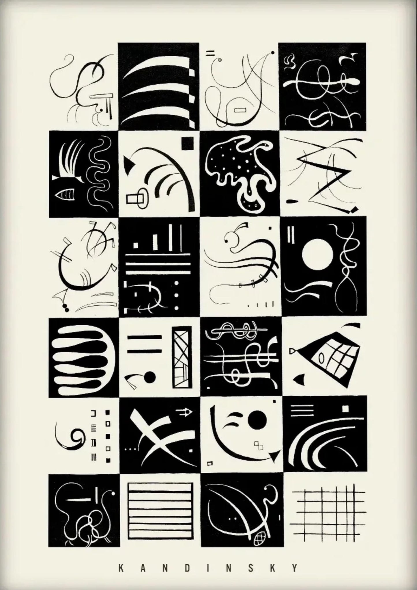 Kandinsky Dertig | Abstracte Moderne Kunst | Kleurrijk Ontwerp