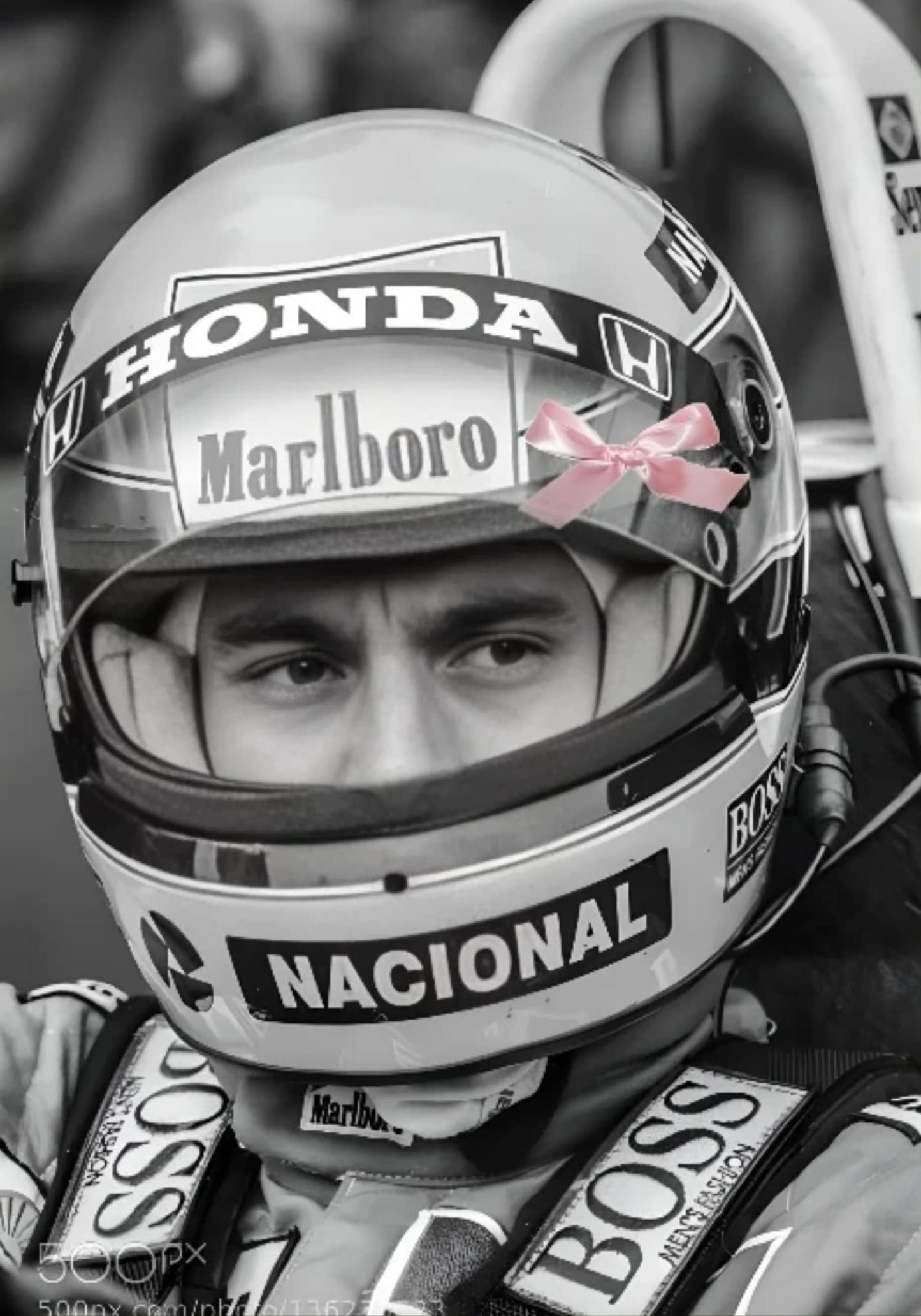 Ayrton Senna Poster | Kunstdruck der F1-Rennikone | Wanddekoration für Zuhause und Bar | Wohnzimmer- und Café-Dekor | Senna-Tribut