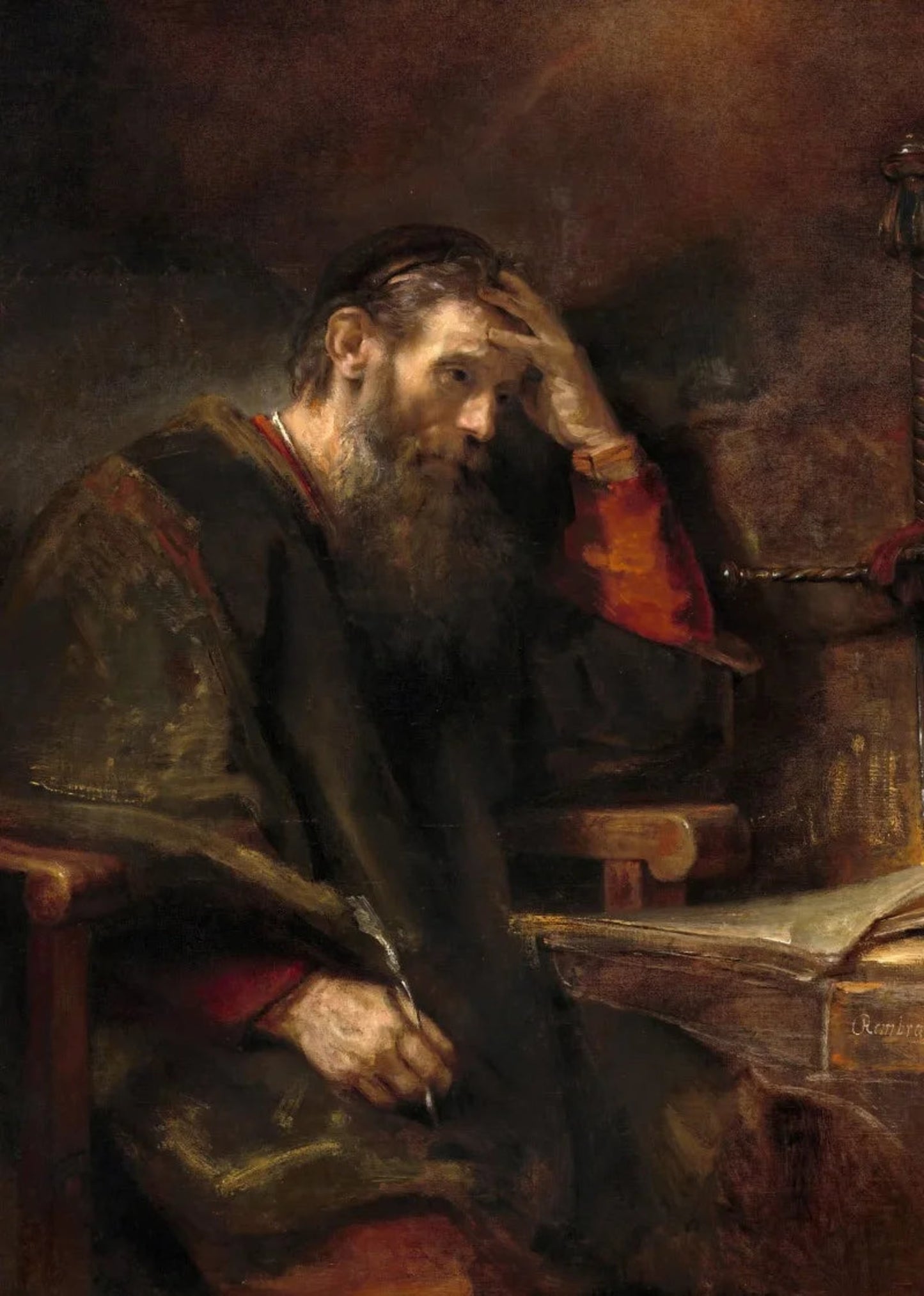 Rembrandt | Der Apostel Paulus | Meisterwerk des Barock