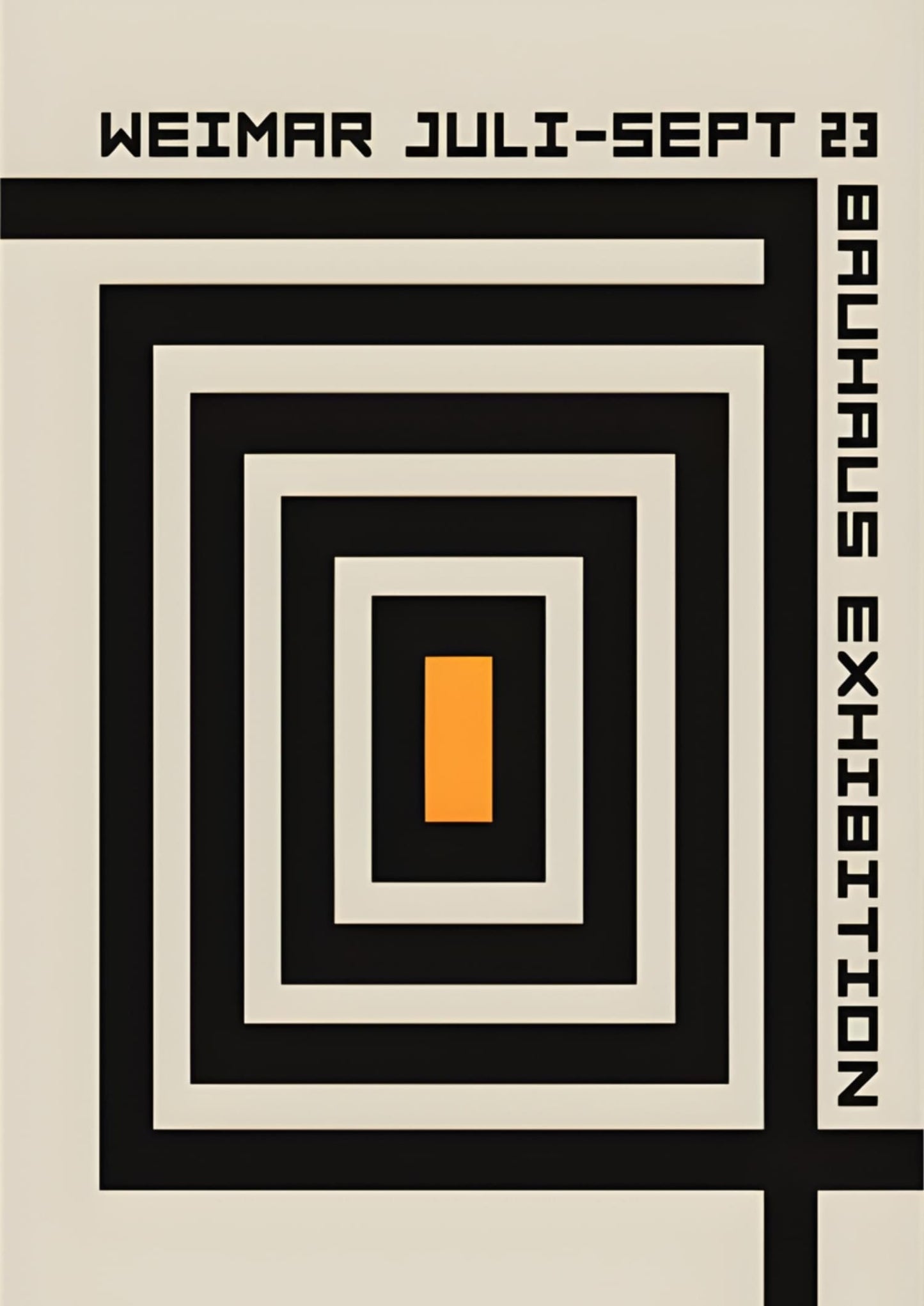 Bauhaus Moderne Geometrie | Levendig Minimalistisch Abstract