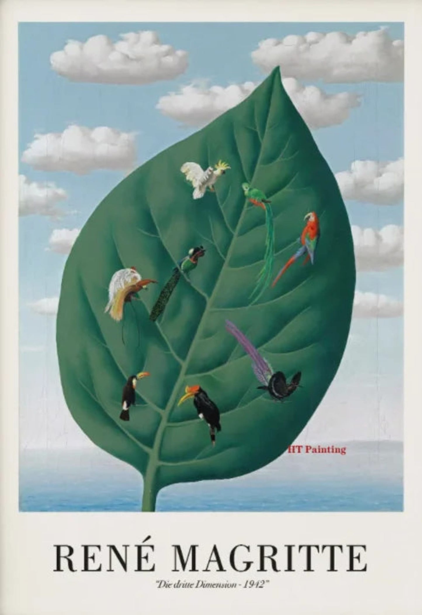 René Magritte | De Derde Dimensie | Surrealistische Vintage 1942
