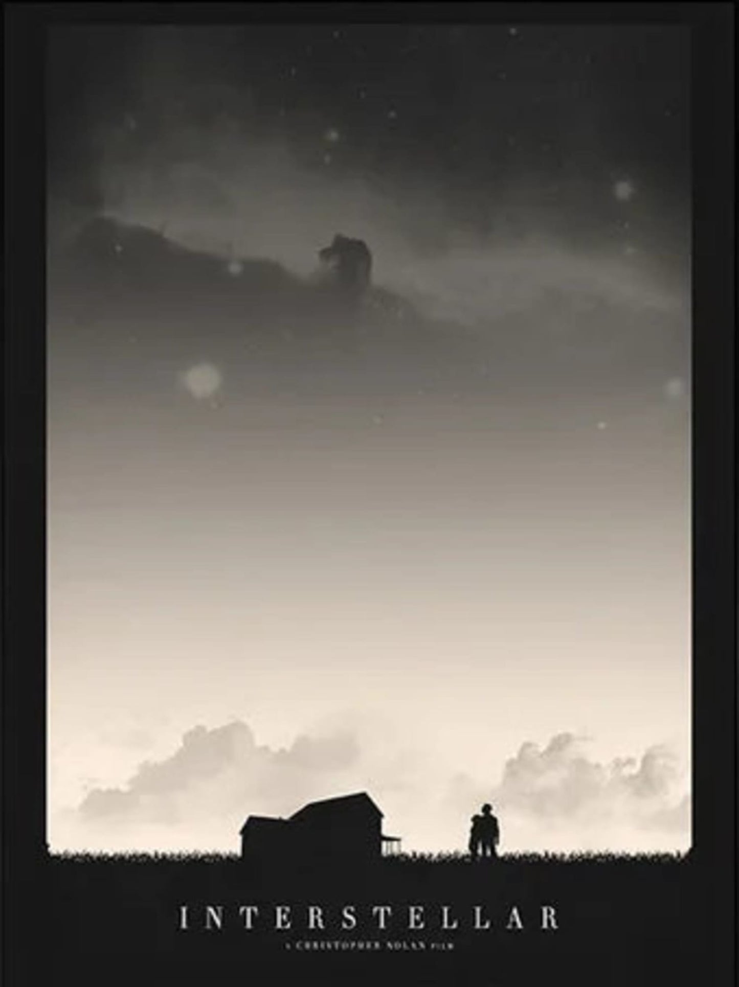 Interstellares Poster | Weltraum-Sci-Fi-Leinwand im nordischen Stil | Wandkunst, Heimdekoration | Druck mit Filmthema