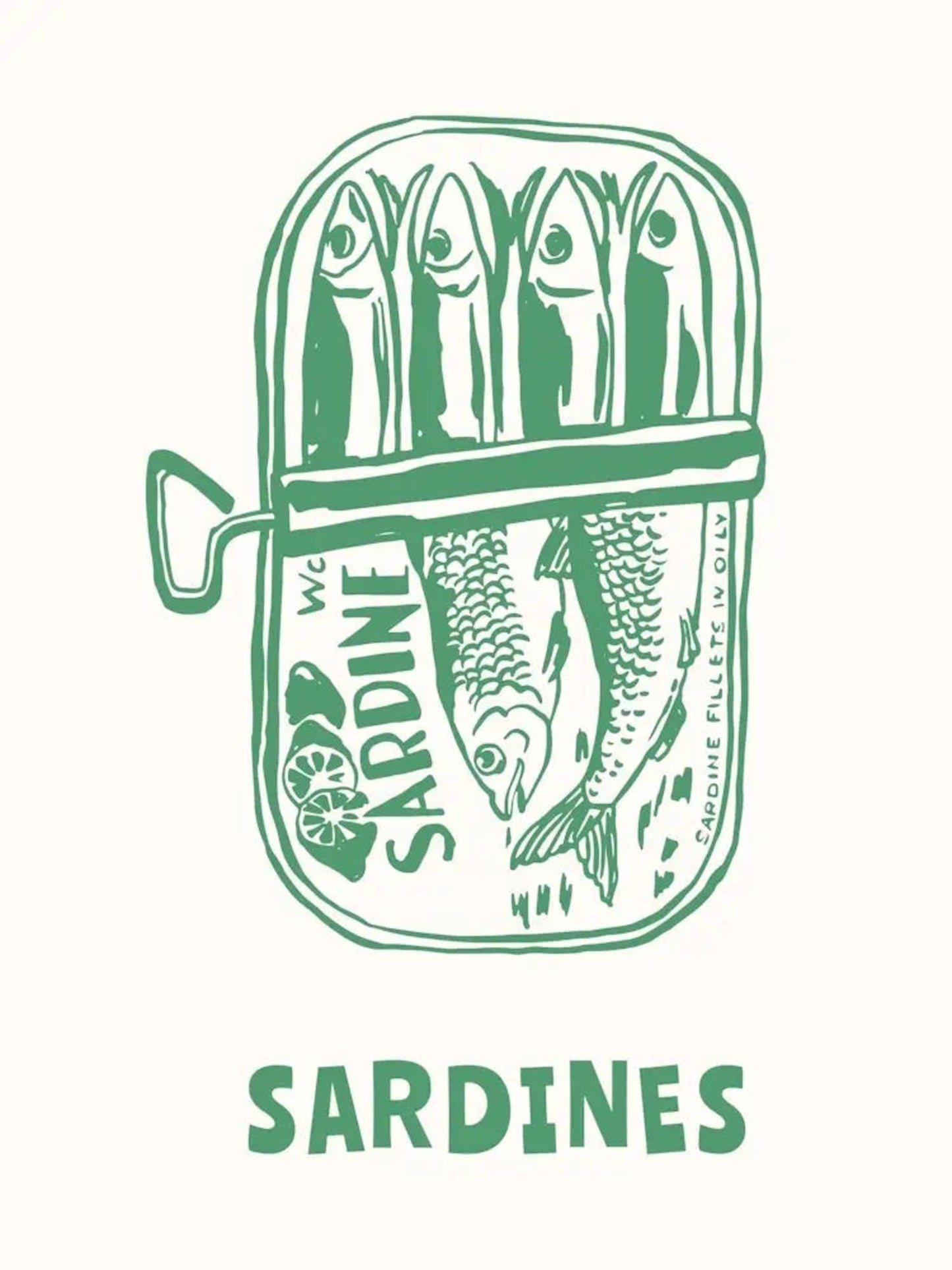 Citroen en Sardines | Verse Kunst