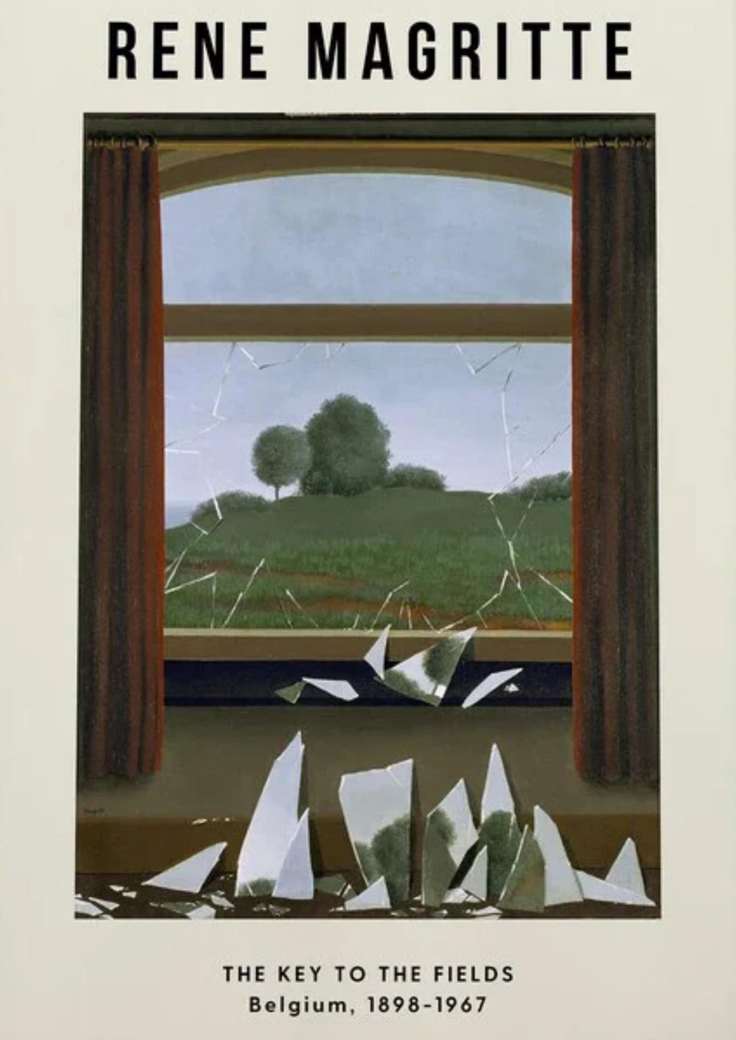 René Magritte De Sleutel tot de Velden | Surrealistische Kunst