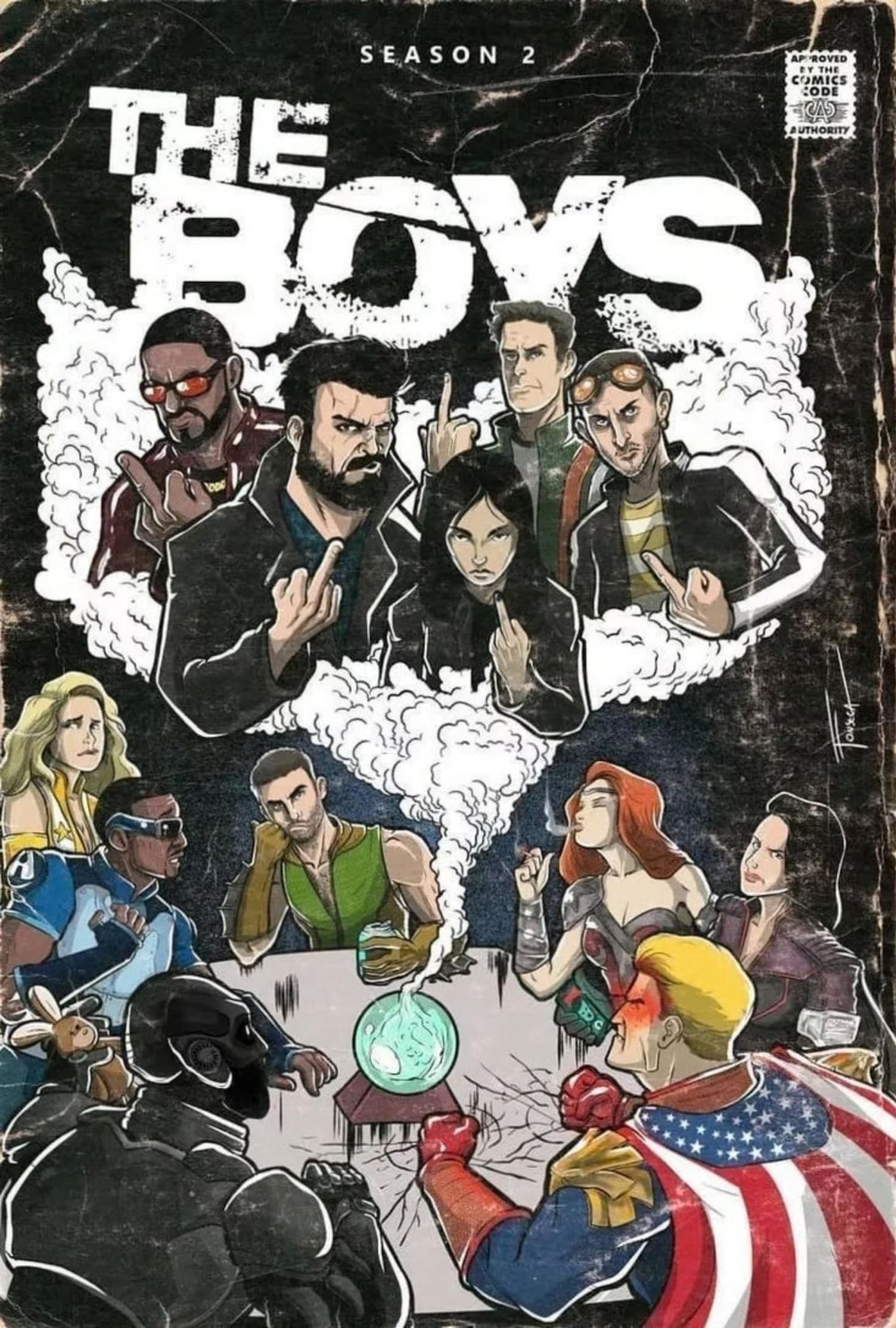 The Boys Staffel 2 Comic | Serienposter
