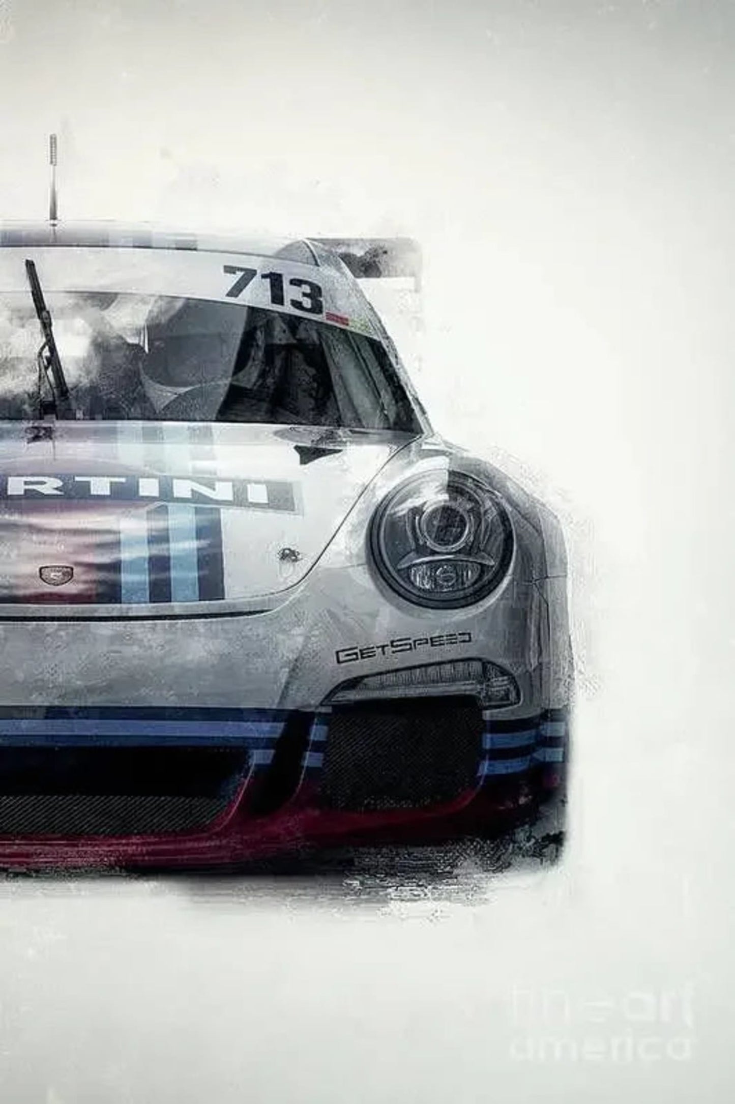 Martini Racing | Modern Sports Car | Vibrant Design