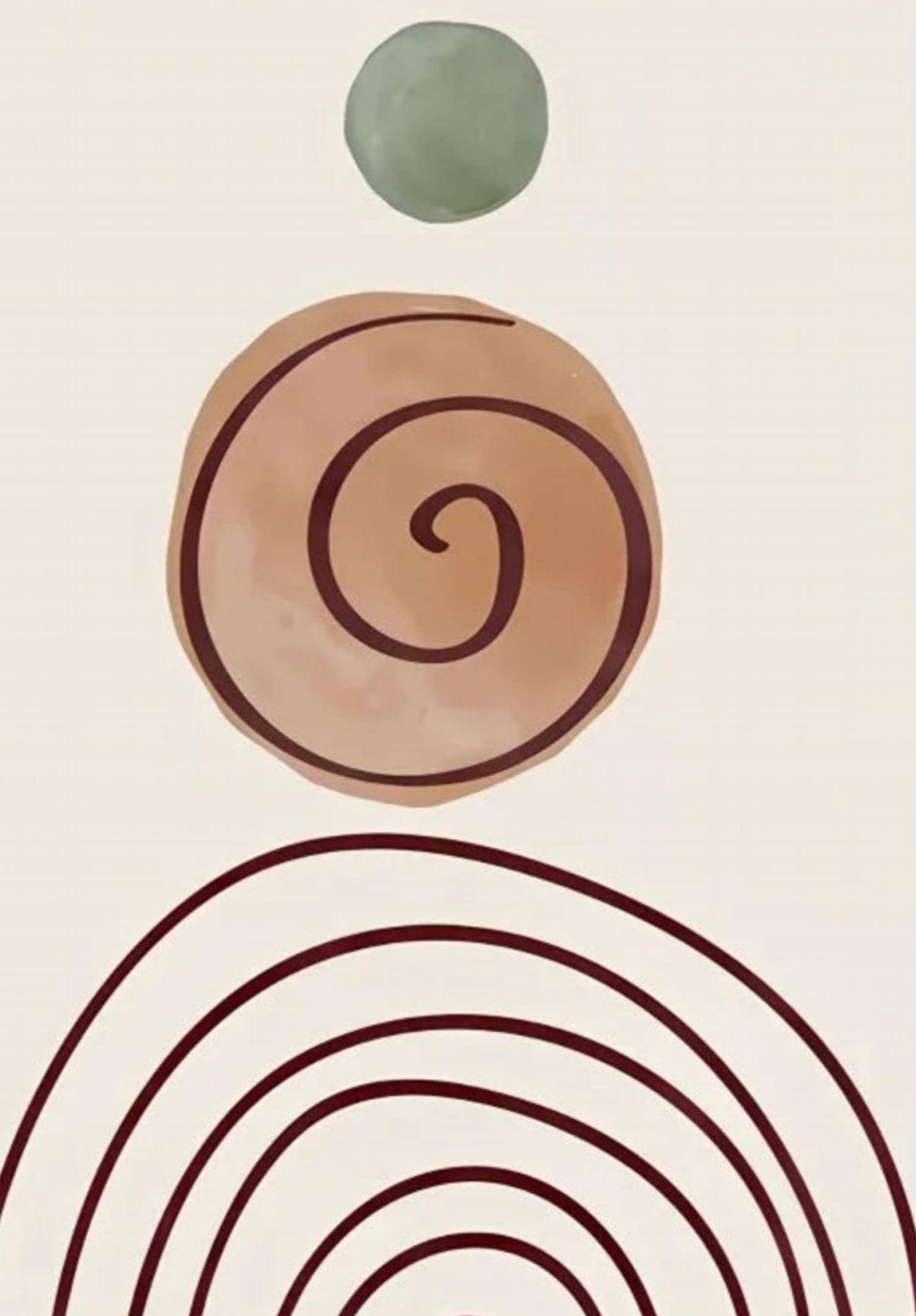 Goldene Strahlen | Botanischer Minimalismus