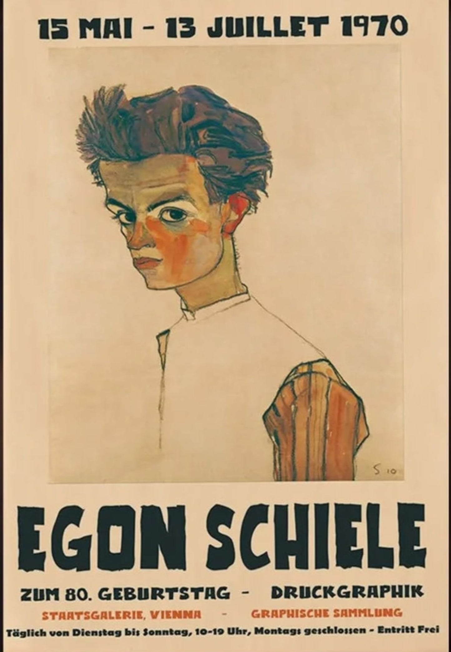 Egon Schiele | Expressionistische Kunst | Kunstwerke mit unverfälschter Identität