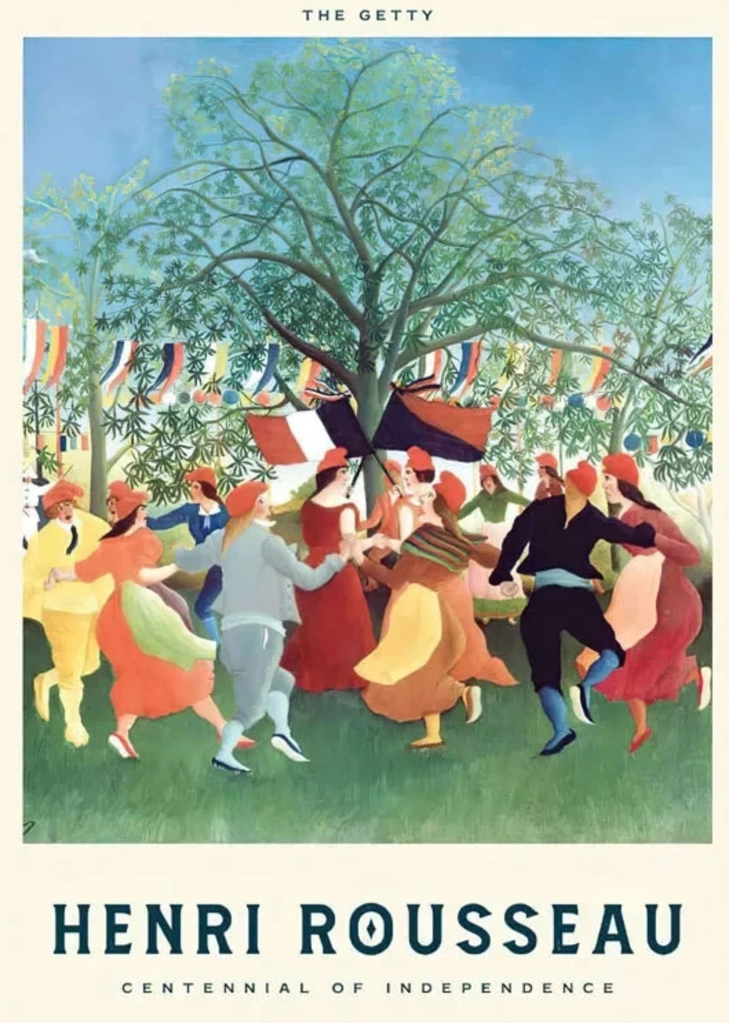 Henri Rousseau | Eeuwfeest van Onafhankelijkheid | Vintage Kunstwerk