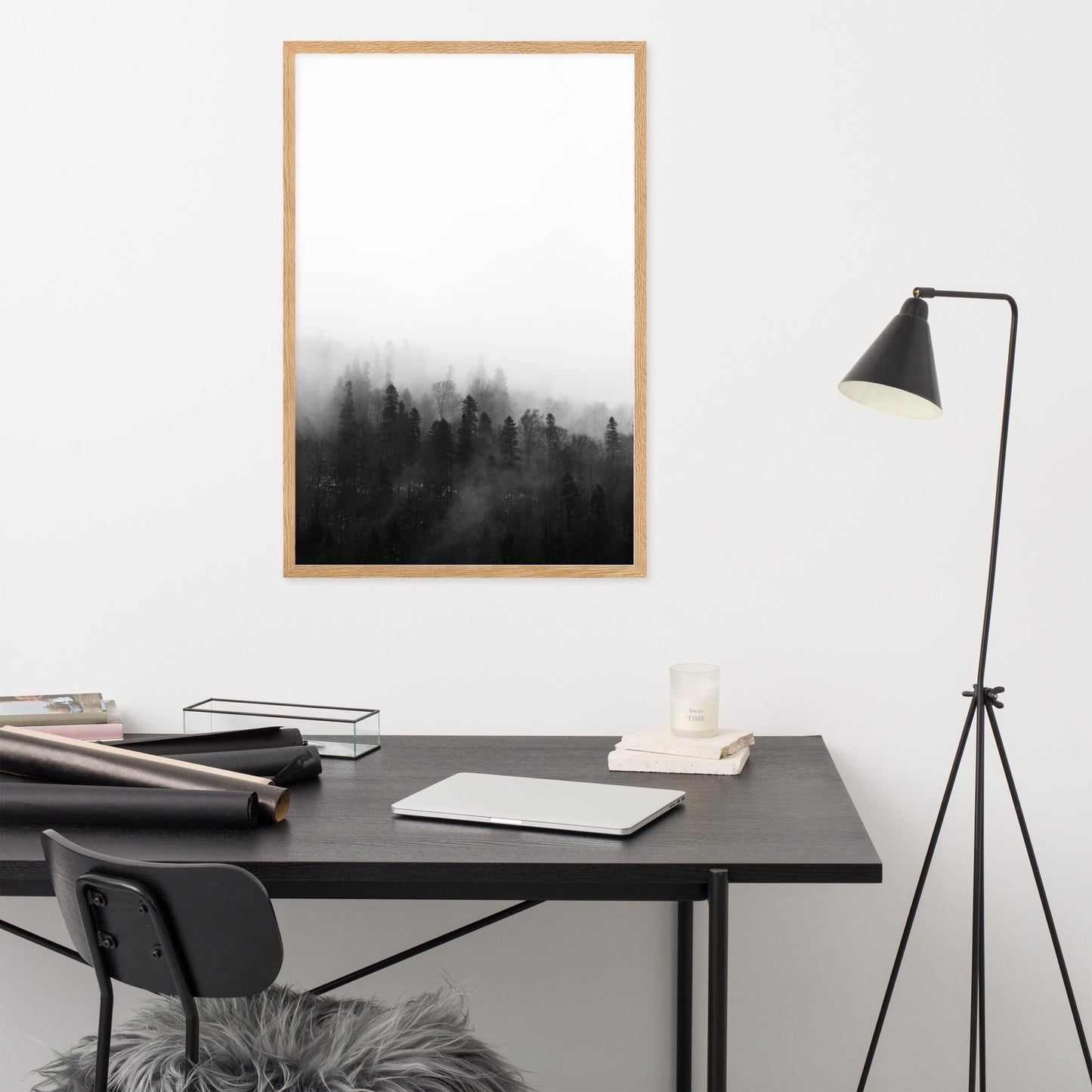 Poster - Wald im Nebel