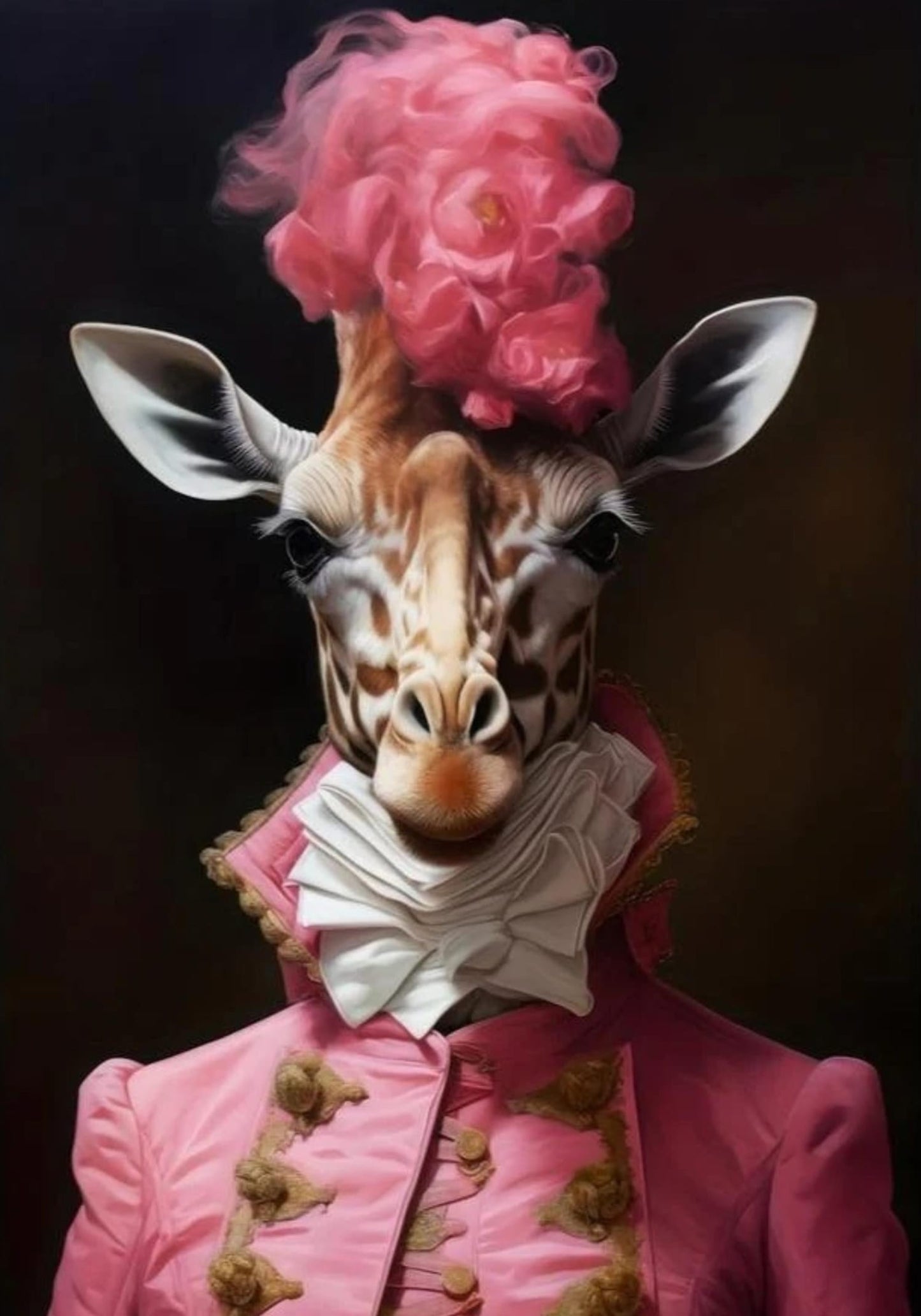 Zirkusgiraffe | Verspielte Tierillustration