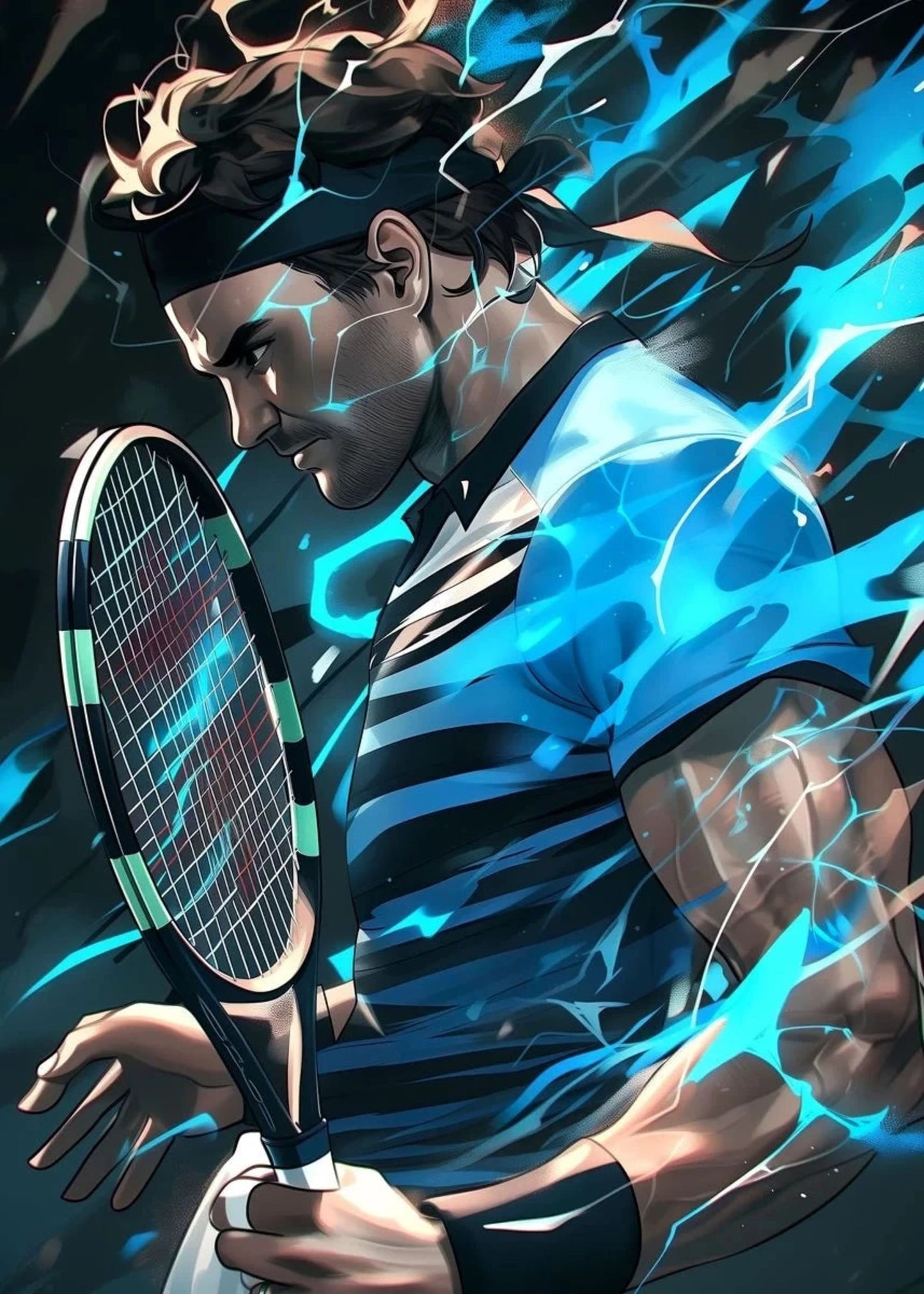 Roger Federer | Kunst van Tennis Legende Eerbetoon