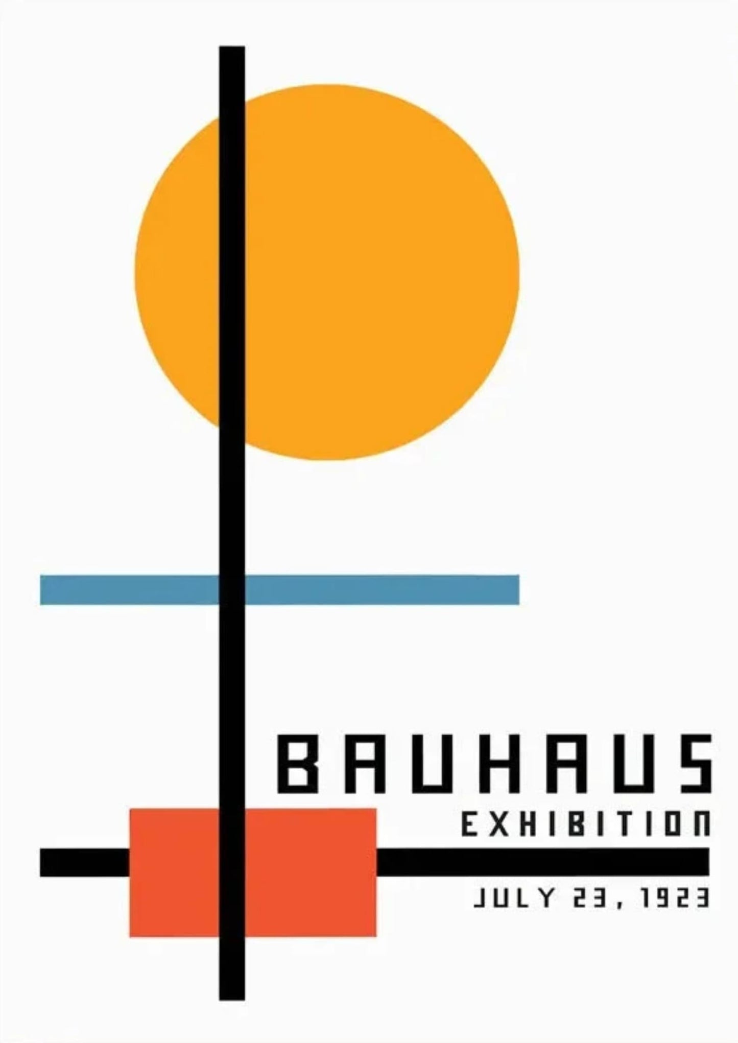 Piet Mondrian | Bauhaus 1923 | Moderne Geometrisch