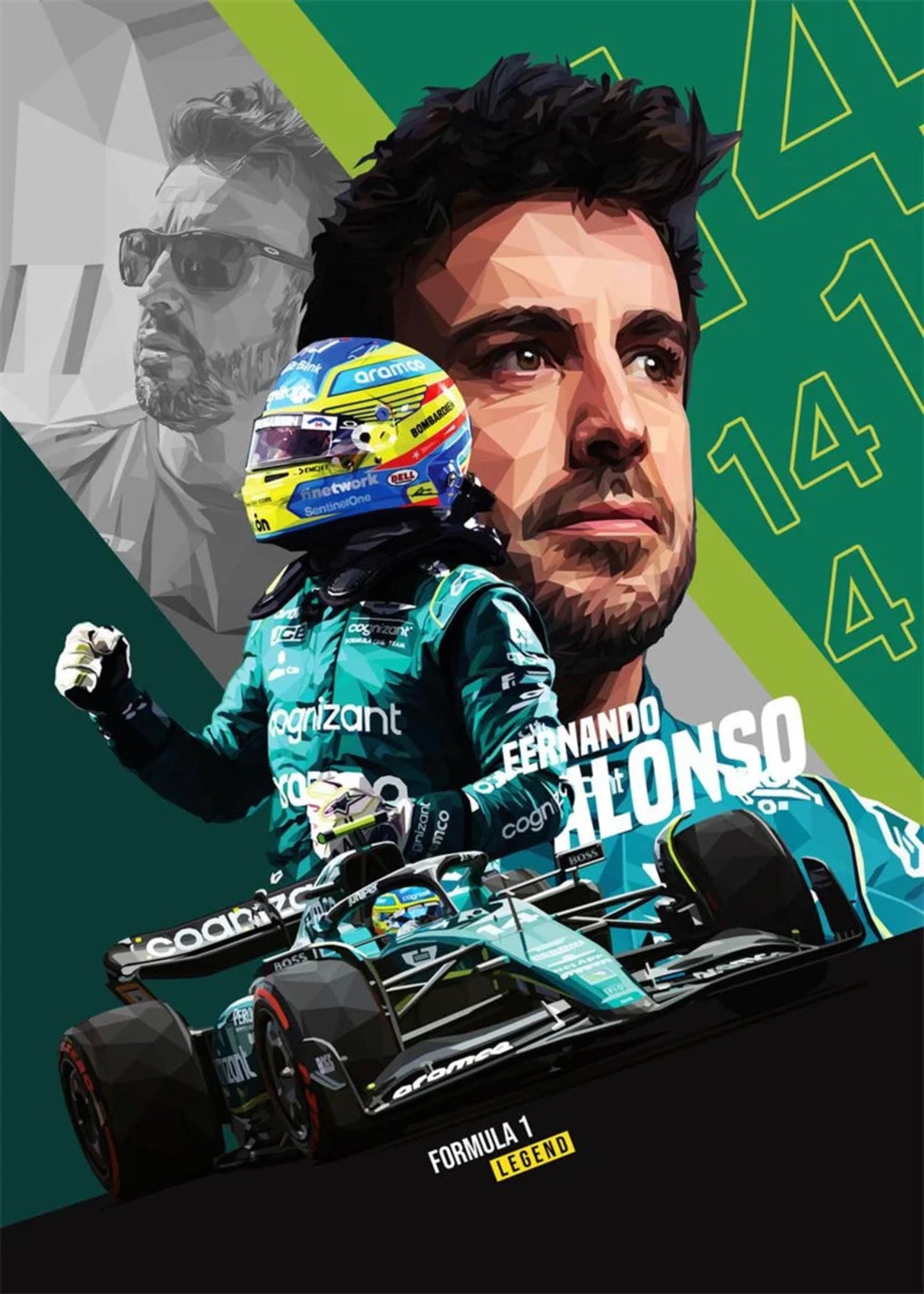 Fernando Alonso | Aston Martin Racing Helm