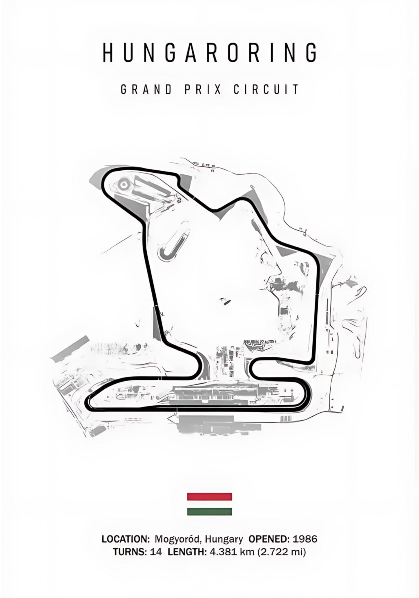Hungaroring | F1 Streckenkarte