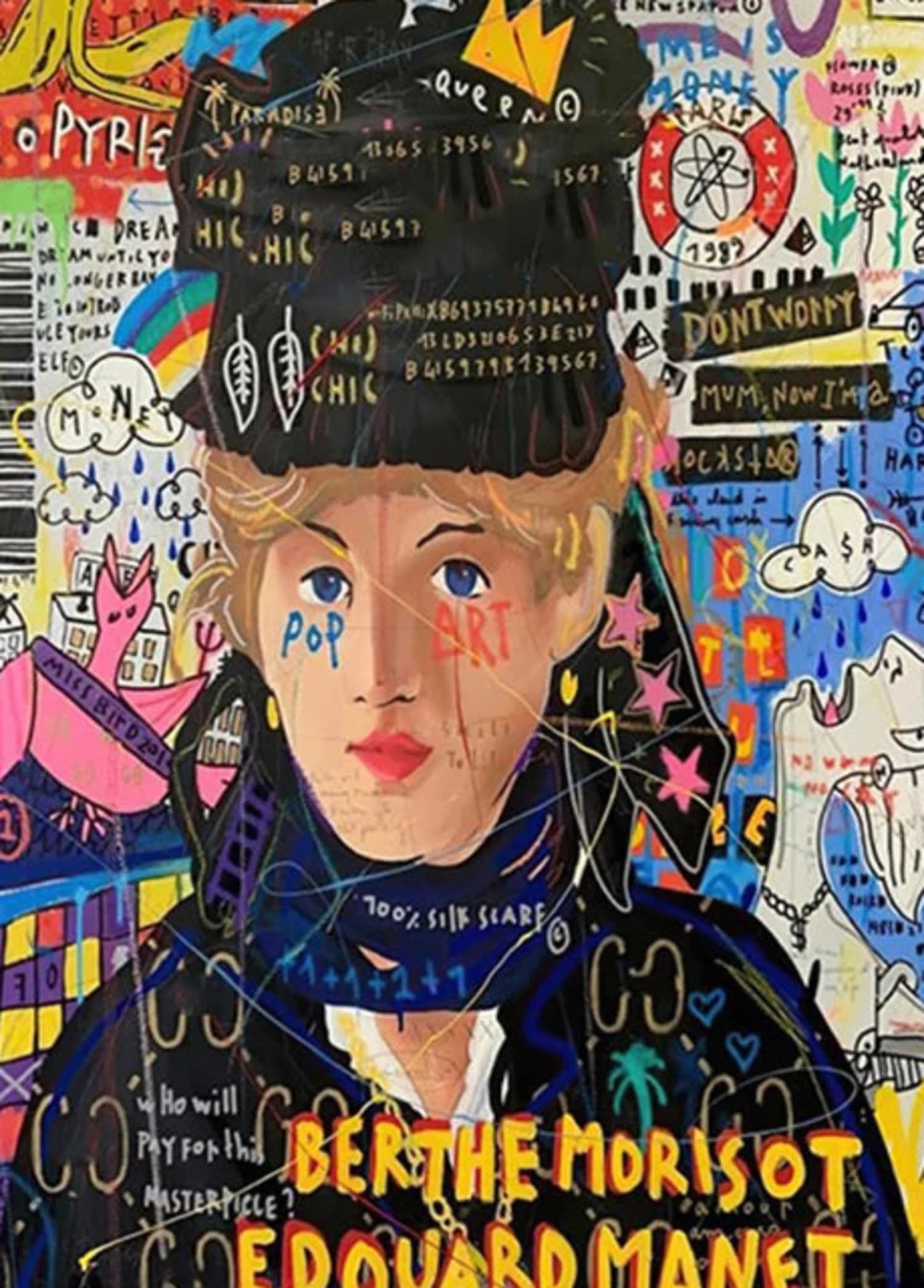 Queen of England | Abstract Street Pop Graffiti