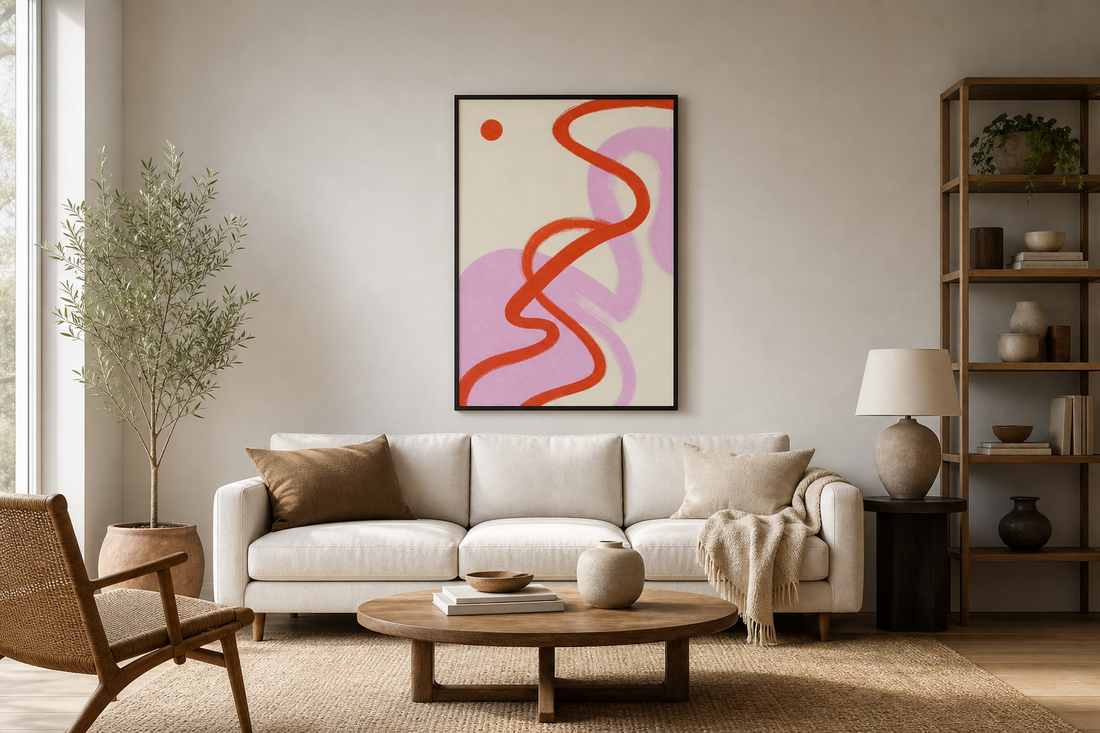 What Size Print Goes Above a Sofa? A Room-by-Room Guide