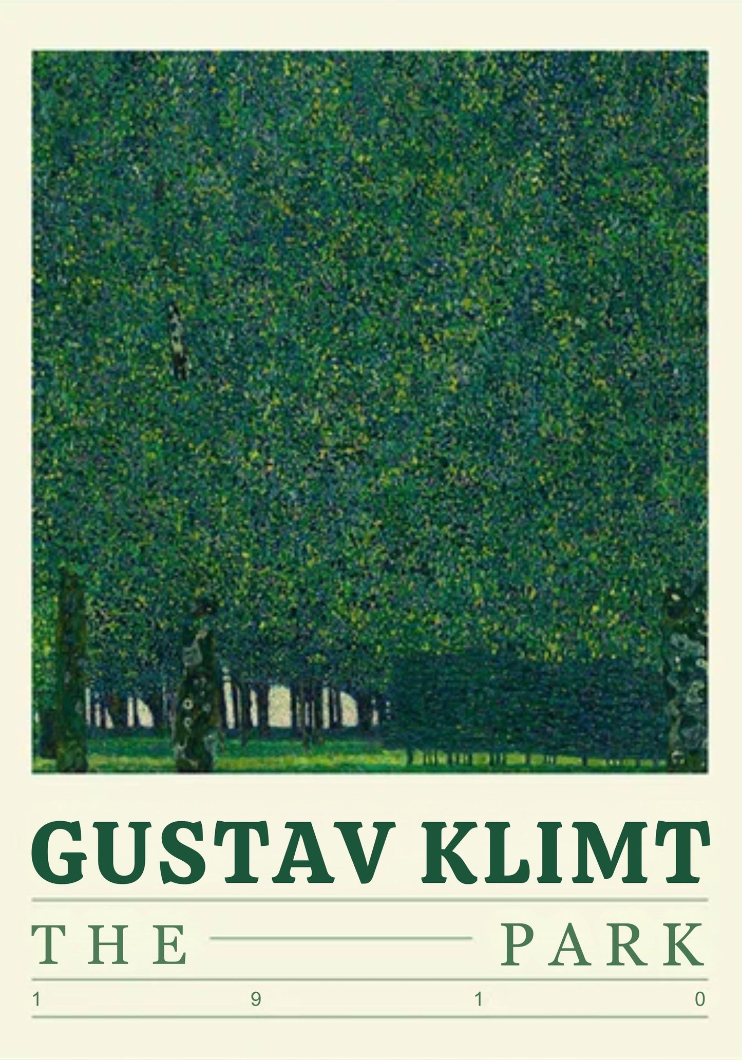Klimts Der Park | Impressionistische Landschaft