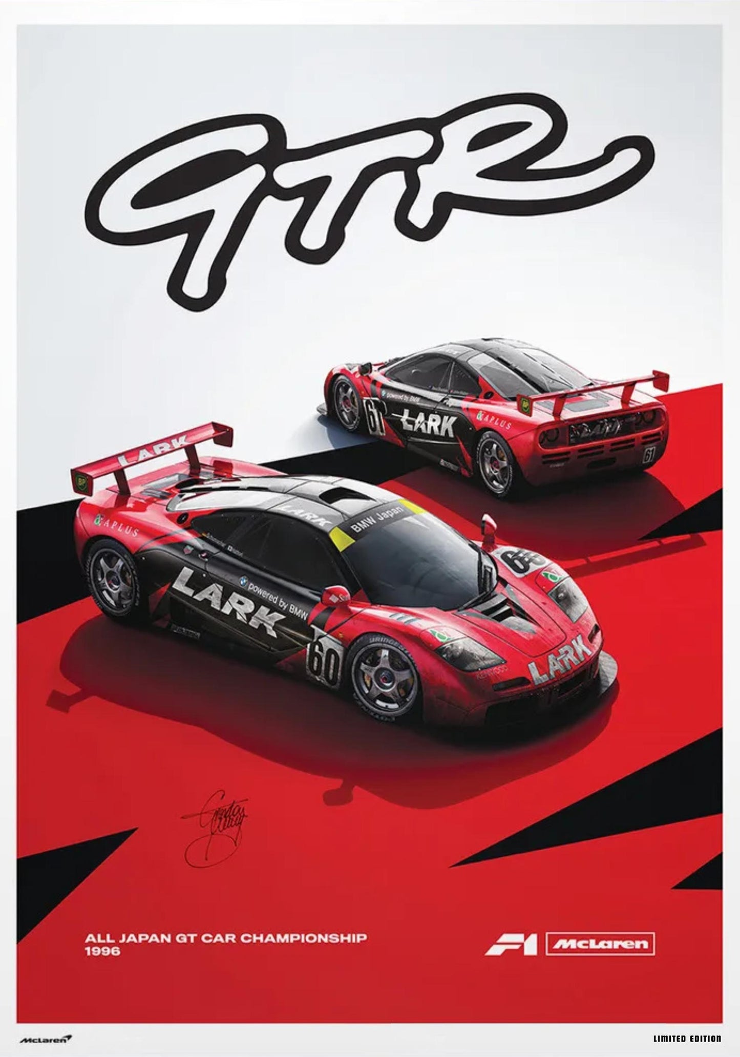 F1 McLaren | Japanische GT-Meisterschaft 1996 | Legendäre Motorsportkunst