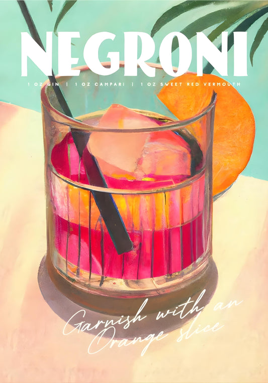 Negroni-Cocktail | Vintage-Stil