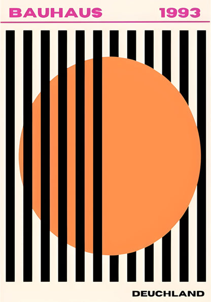 Bauhaus-Konzentrisch | Moderne minimalistische geometrische Kunst