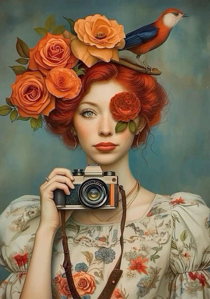 Floral Girl | Vintage Rose Photography