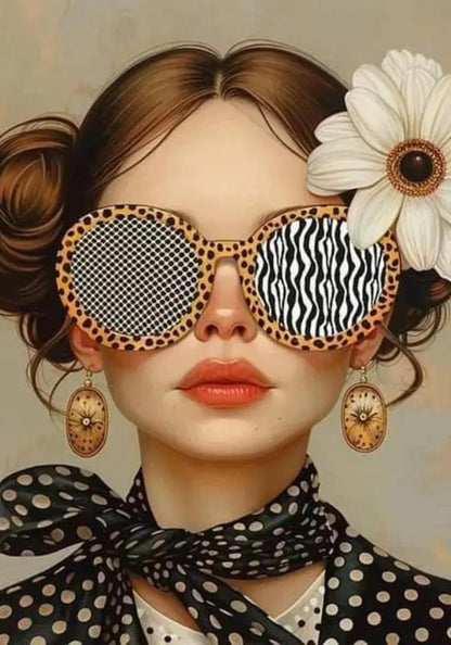 Floral Girl | Chic Patterned Elegance