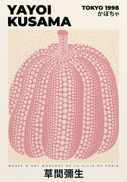 Kusama's Pink Pumpkin | Contemporary 1998 Tokyo Art