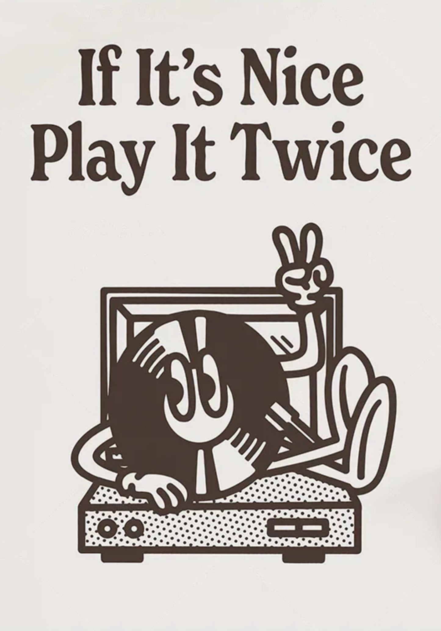 Espresso Retro Cartoon Art | Record Player Theme