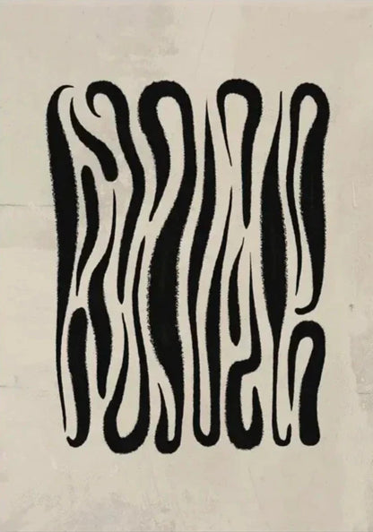 Abstract Minimalism Poster | Rounded Rhythm | Modern Wall Art | Home Decor | Minimalist Design