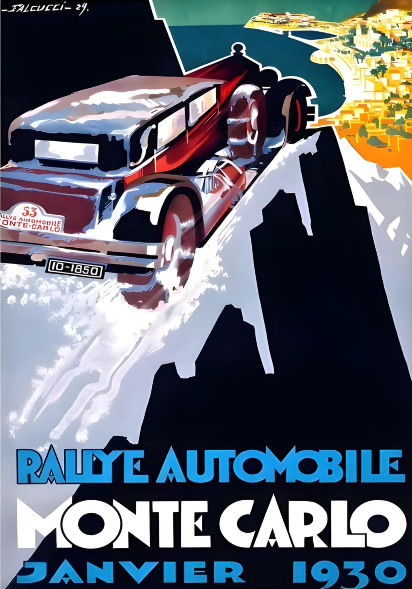 Rallye Monte Carlo | Oldtimer-Kunst