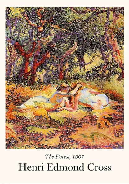 Henri Edmond Cross | Der Wald | Impressionistischer Vintage-Stil