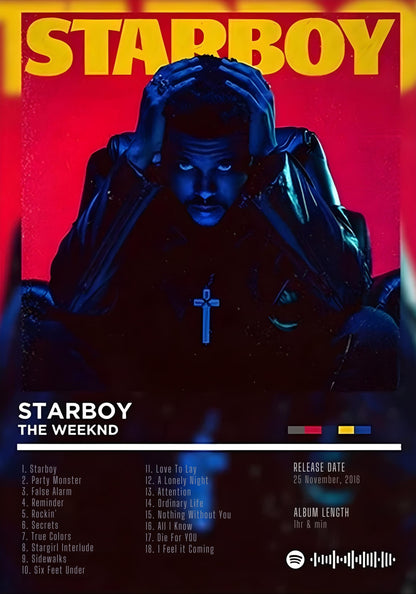 The Weeknd | Starboy Albumcover
