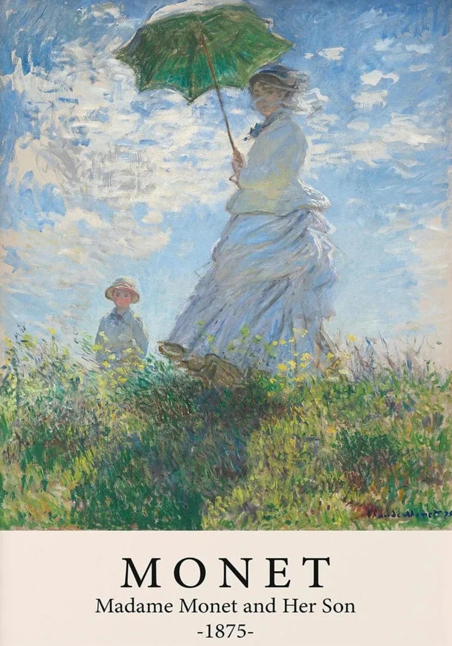 Claude Monet | Madame Monet und ihr Sohn | Impressionist 1875